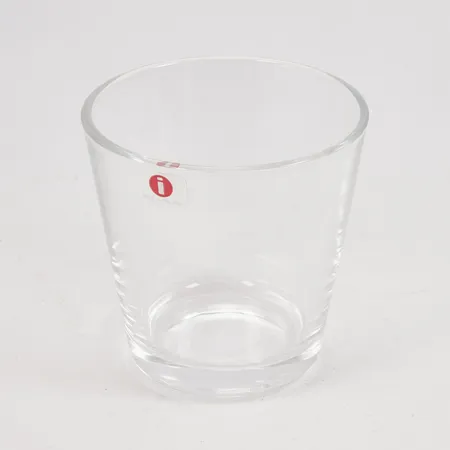 Dricksglas Iittala Kartio, design: Kaj Franck, 21cl, höjd: 8cm, Ø 8cm, klarglas Skickas med paket.