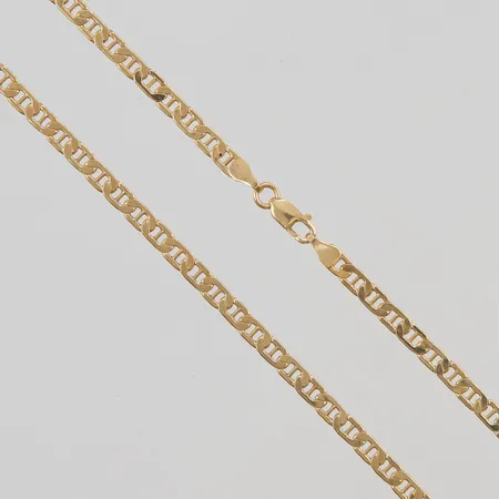 Kedja, 58,5cm, bredd:3,2mm, 14K, 5,8g.