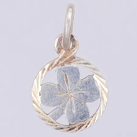 Hänge fyrklöver 17,4mm, 925/1000 silver Vikt: 0,6 g