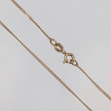 Kedja Pansar 39cm bredd 1mm Balestra 18K Vikt: 2,3 g