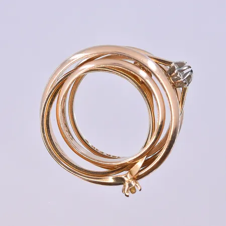 Diverse defekt guld, 18K. Vikt: 14,2 g