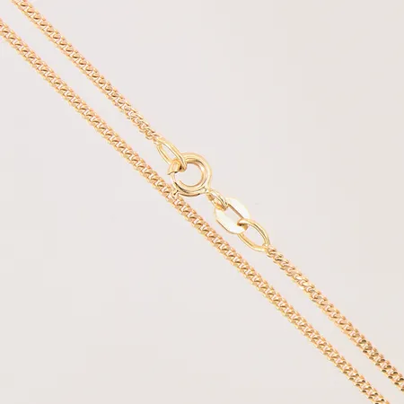 Kedja Pansar, längd 42,5cm, bredd 1,5mm, GHA, 18K Vikt: 4,3 g