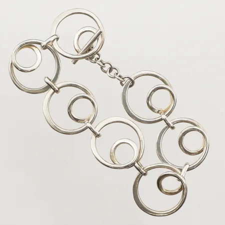 Armband, längd 18cm, bredd 20mm, GHA, 925/1000 silver Vikt: 19,1 g