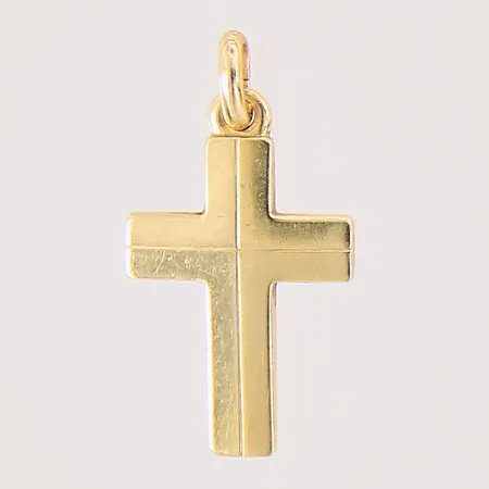 Hänge, kors, 24x12,6mm, 18K Vikt: 2,1 g