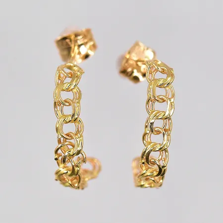 Ett par örhängen Bismarck, Ø 16mm, 18K Vikt: 1,3 g