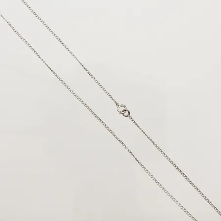 Kedja Pansar, längd 44cm, bredd 1,4mm, skev, silver Vikt: 1,9 g