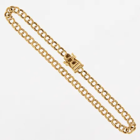 Armband Bismarck 19cm, bredd: 4mm, 18K 