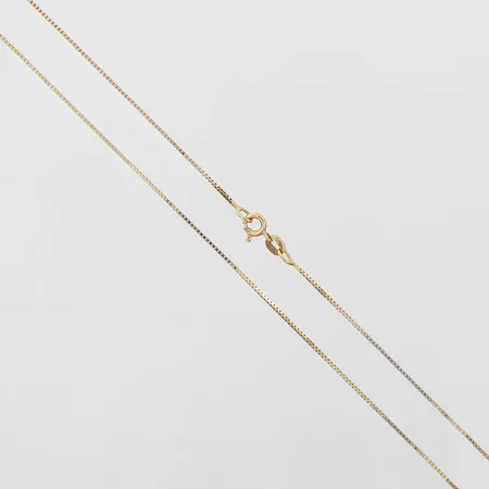 Kedja, Venezia, längd 42cm, bredd 1mm, 18K guld Vikt: 2,6 g