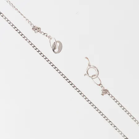 Kedja, defekt, vitguld, 9K. Vikt: 1,1 g