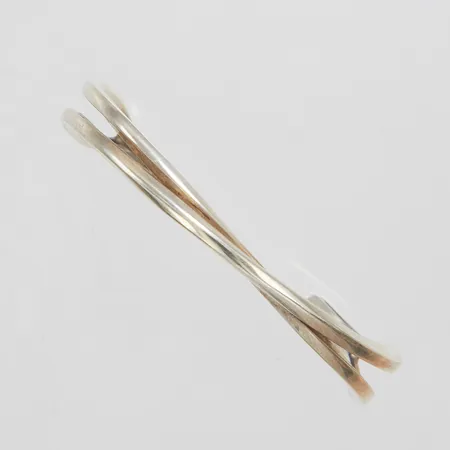 Armband, stelt, öppen modell, innermått: ca.61,5x49mm, GHA, silver, 925/1000 Vikt: 18,4 g