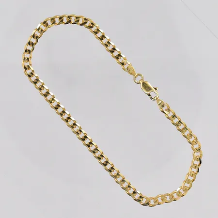 Armband Pansar, 21cm, bredd ca 4mm, 18K Vikt: 8,4 g