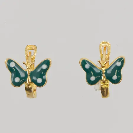 Örhängen ett par, 1cm, 21K, 1,2g.