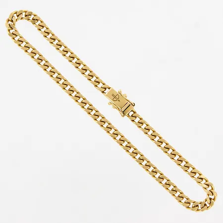 Amband Pansar 23cm, bredd: 4mm, Balestra 18K  Vikt: 18,6 g