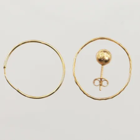 Diverse guld, skadat, 18K Vikt: 1 g