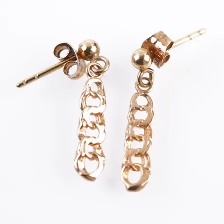 Örhängen, bismarck, 20mm x 4mm, 18k Vikt: 1,4 g