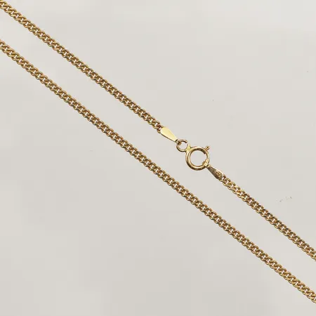 Kedja Pansar, längd 61cm, bredd 1,7mm, GHA, 18K Vikt: 7,2 g