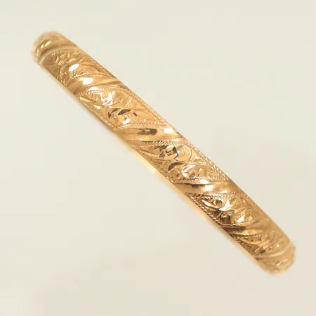 Armring med mönster, Ø 67mm, bredd 7mm, 18K, 9,5g Vikt: 9,5 g
