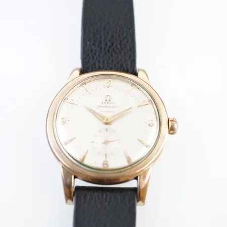 Herrur Omega Seamaster, automatic, guld på stål, 36mm