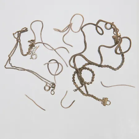 Diverse silver, trasigt, silver, 925/1000 Vikt: 12,6 g