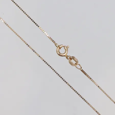 Kedja Venezia 40cm bredd 1mm Balestra 18K Vikt: 1,8 g