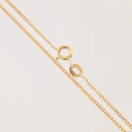 Kedja Pansar, längd 46cm, bredd 1,2mm, GHA, 18K Vikt: 2,6 g