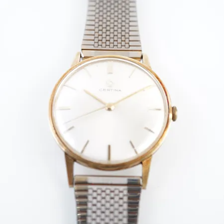Herrur Certina, manuell, ca 34mm, 14k