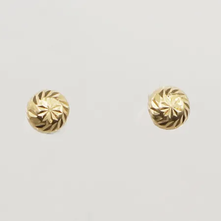 Ett par örhängen, bredd 4,7mm, GHA, 18K  Vikt: 0,4 g