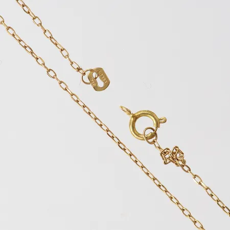 Kedja, defekt, 18K. Vikt: 1,3 g