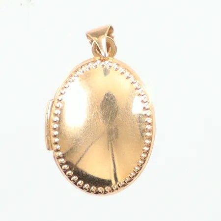 Medaljong med fotogömma Guldfynd längd 2,5cm, 18k Vikt: 2,1 g