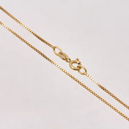  Kedja i 18K guld, 45,5cm, Venezia, bredd 0,8mm, tillverkad av Balestra, vikt 2,92g.