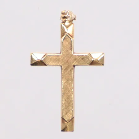 Hänge kors längd 3,0cm, bredd 16,9mm, 14K Vikt: 0,9 g