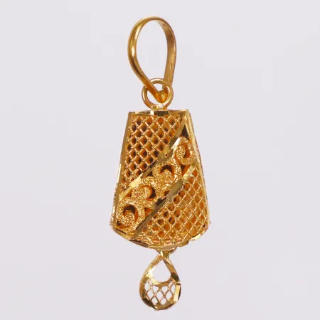 Hänge genombrutet mönster, 35mm, 21K  Vikt: 1,7 g