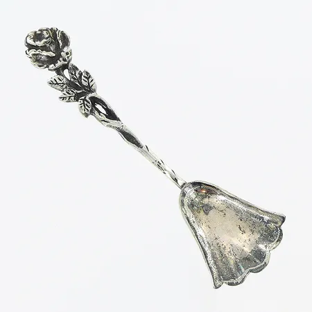 Strösked rosmodell 98mm, silver 830/1000. Vikt: 11,8 g