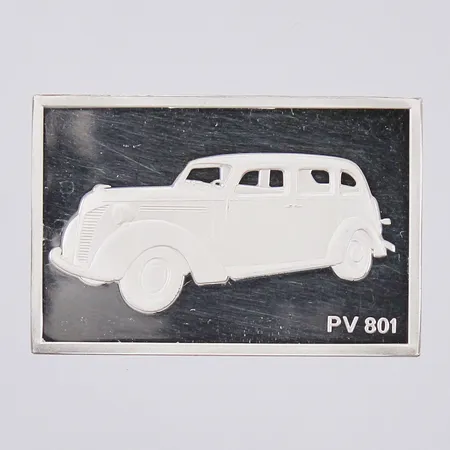 Plakat Volvo PV80137x25mm, 925/1000 silver Vikt: 18,8 g