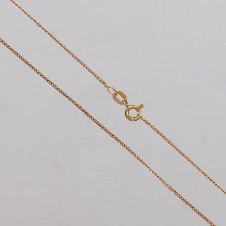 Kedja, längd 42cm, bredd 0,9mm, 18K Vikt: 1,7 g