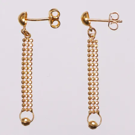 Ett par örhängen 38mm, 21K Vikt: 2,4 g