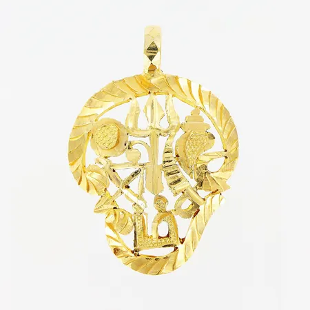 Hänge 22x32mm, 22K Vikt: 3,9 g