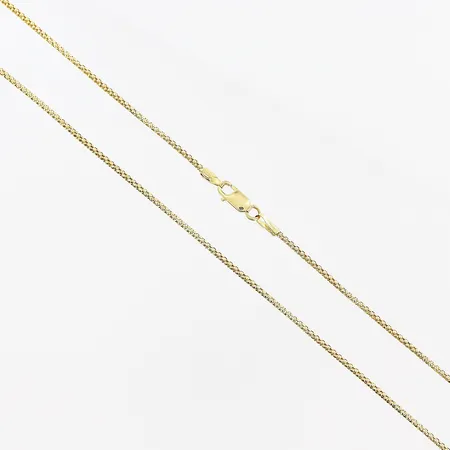 Kedja Ormlänk 42cm, bredd 1mm, 18K Vikt: 3 g