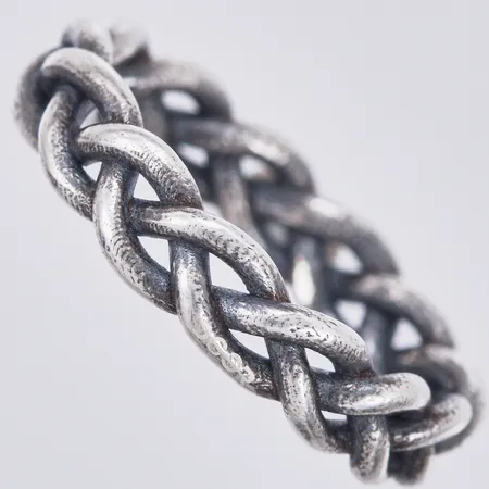 Ring GHA silver stl: 17, bredd ca 4mm, 925/1000 silver Vikt: 3,1 g