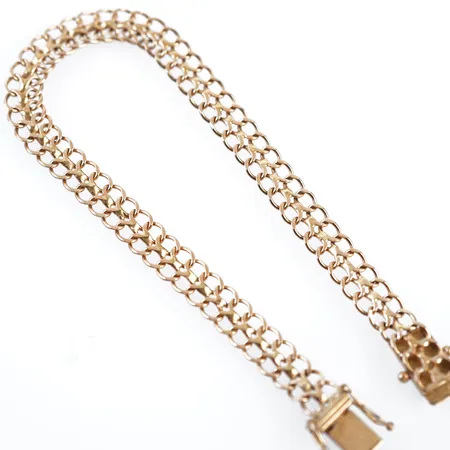 Armband, 18cm, bredd 6mm, 18k Vikt: 8 g