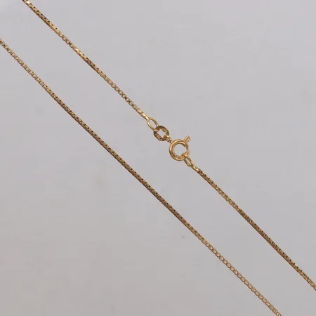 Kedja, Venezia, längd 42,5cm, bredd 1,1mm, 18K Vikt: 4,7 g