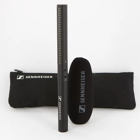 Mikrofon, Sennheiser MKE600, fodral, sladd, fäste, kartong  Skickas med paket.
