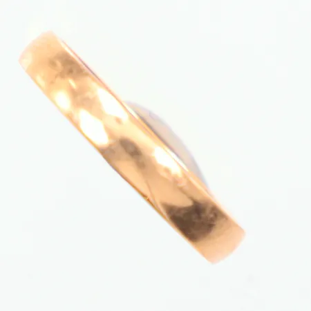 Ring slät Ø17¼, gravyr, 18K Vikt: 2,6 g