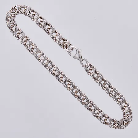 Armband Bismarck, 18,5cm, bredd ca 5mm, silver Vikt: 6,7 g