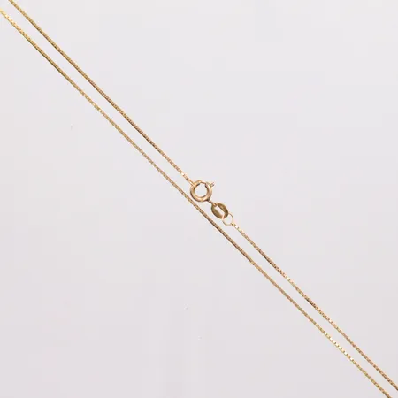 Kedja Venezia längd 50,5cm bredd 1,0mm, ojämna länkar, 18K Vikt: 2,8 g