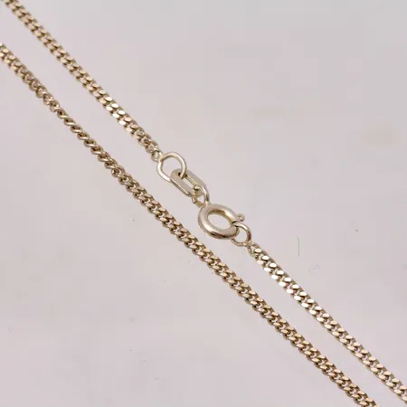 Kedja i silver, 50cm, Pansar, bredd 1,7mm, 925/1000, vikt 4,33g.