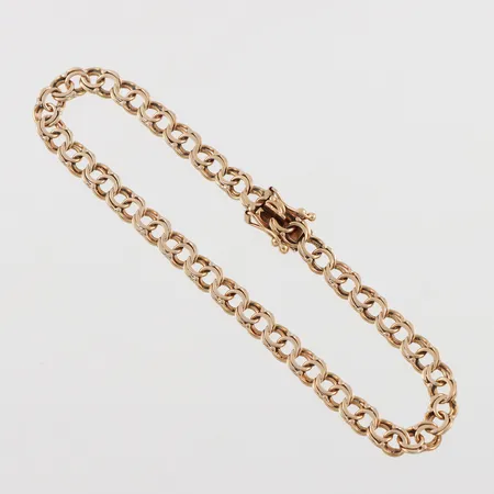 Armband 18k Bismarck,slitage,Bg:S Guld Bernt Gottschalk Stockholm,längd ca 19.5 cm,bredd 5 mm. Vikt: 8,4 g