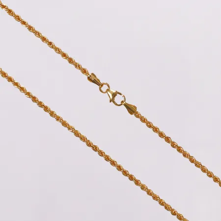 Kedja Cordell, 45cm, bredd 2mm, 21K  Vikt: 3,4 g