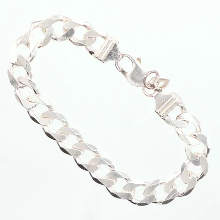Armband manglad Pansar längd 22,5cm, bredd 10,2mm, silver 925/1000 Vikt: 40,9 g