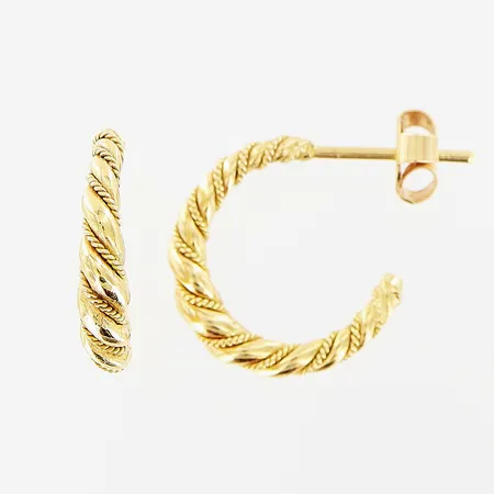 Ett par örhängen 7mm, 18K Vikt: 4,3 g